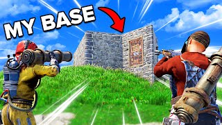 YouTube thumbnail for Enardo's video titled 'Trolling the Worst Raiders in Rust...'