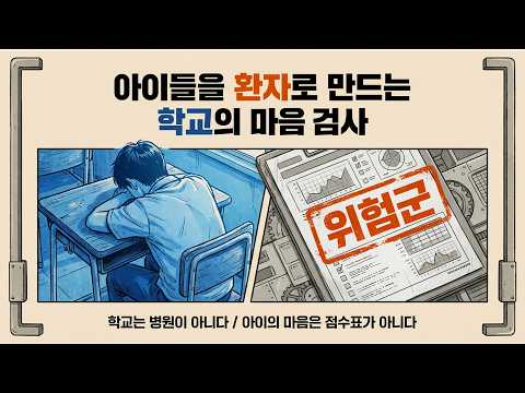 아이들을 환자로 만드는 학교의 마음 검사