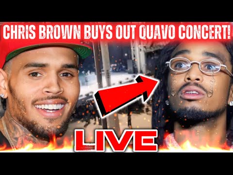 Chris Brown BUYS Quavo’s Concert TICKETS!|EMPTY CROWD!|Chriseanrock Is SICK!|LIVE REACTION!
