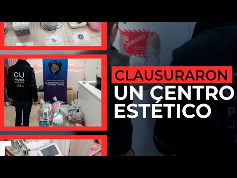 CLAUSURARON UN CENTRO ESTÉTICO: secuestran aparatología y productos no autorizados