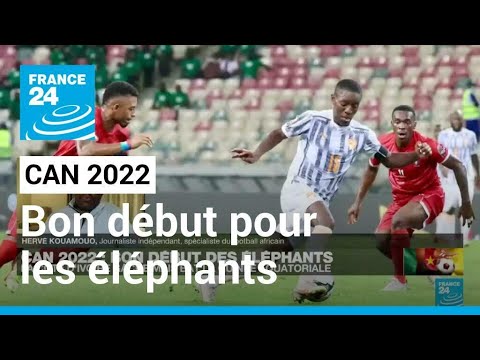 CAN 2022 : la Côte d'Ivoire gagne sans forcer contre la Guinée Equatoriale • FRANCE 24