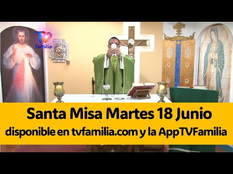 MISA MARTES 18 JUNIO 2024   está DISPONIBLE  en TVFAMILIA.COM y AppTVFAMILIA @TVFAMILIA-TV #Misa