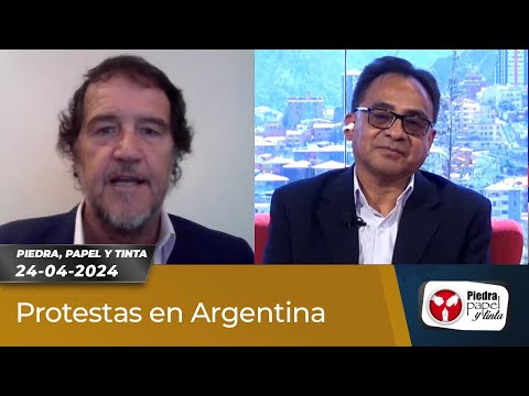 Exembajador argentino habla de las protestas contra las políticas de Milei en argentina y sus causas