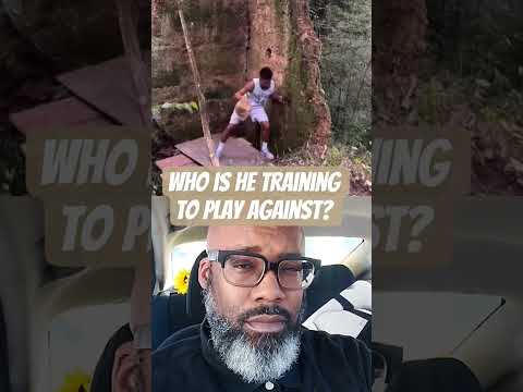 Is this a new training technique, lol #eurotraining #basketball #strongman