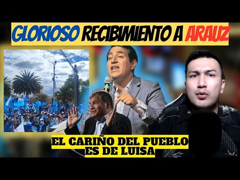 ANDRÉS ARAUZ discurso que fue aplaudido por miles desenmascarando a LASSO y VILLAVICENCIO