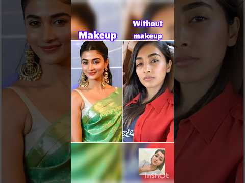 south indian actress makeup and without makeup 💜 comments your favourite actress #like #love #song