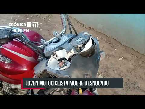 Joven muere de forma inmediata al perder el control de su motocicleta en Rivas - Nicaragua