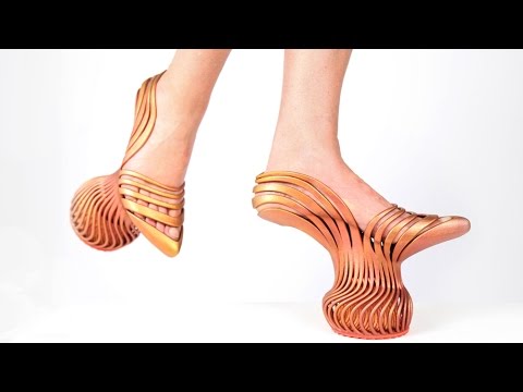 Neta Soreq's Energetic Pass shoes have bouncy 3D-printed soles
