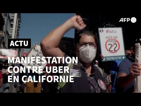 Californie: des chauffeurs manifestent contre Uber pour devenir salariés | AFP