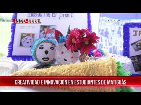 Matiguás: Estudiantes exponen proyectos en la Feria de Alimentación Saludable - Nicaragua