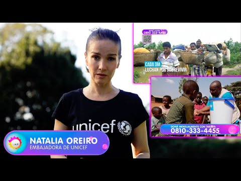 CADA DÍA EN EL MUNDO, segundo proyecto de UNICEF fue presentado por NATALIA OREIRO