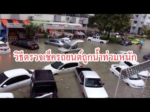 Car of Know วิธีตรวจเช็ครถยนต์ถูกน้ำท่วมหนัก