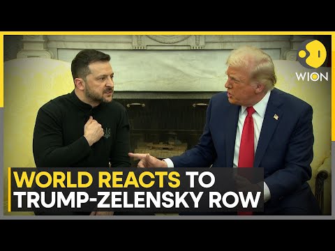 World Reacts To Trump-Zelensky Row | People React With Tears And Shock In Ukraine | WION