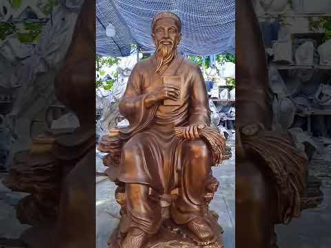 Hoàn thiện Tượng Thánh y Tuệ Tĩnh #điêu_khắc_liên_vũ