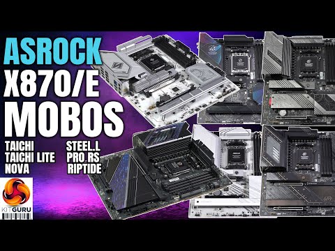 ASRock X870E / X870 Motherboards - AMD Ryzen X3D Ready