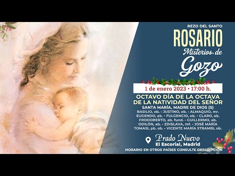 SANTO ROSARIO MEDITADO de hoy Domingo (Misterios Gozosos) en DIRECTO desde PRADO NUEVO a las 17 h.