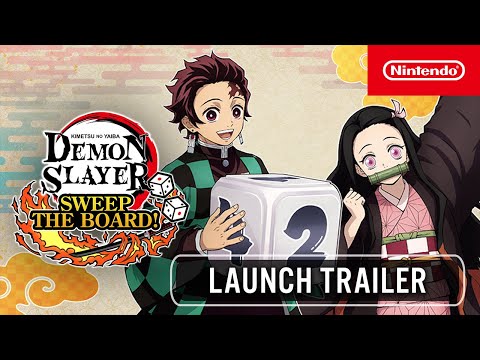 Demon Slayer - Kimetsu no Yaiba - Sweep the Board! – Launch Trailer – Nintendo Switch