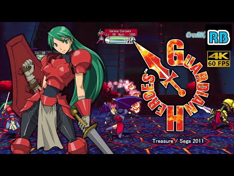 2011 [4K 60fps] Xbox360 Guardian Heroes HD Serena Hard No Death ALL