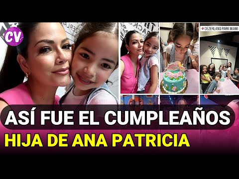 HIJA de Ana Patricia Gámez CUMPLIÓ 9 añitos: ¡así lo CELEBRÓ la pequeña!