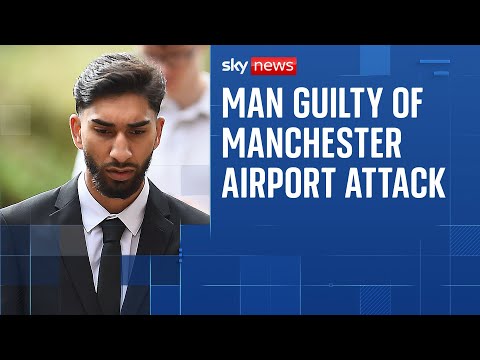 Man guilty of assaulting two female police officers at Manchester Airport