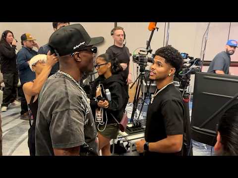 Shakur Stevenson CONFRONTS Ochocinco & challenges him to SPAR; warns him to leave Andre Ward alone!