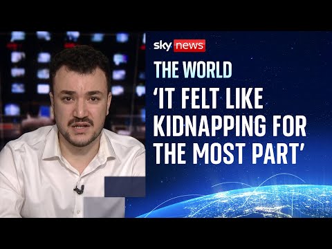 Mahmoud Khalil talks to Sky News about his detention in America