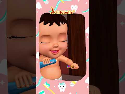 ಪುಟ್ಟ ಹುಲಿ - ಬನ್ನಿ ಹಲ್ಲುಜ್ಜೋಣ - Brushing Song | Kannada Rhymes & Kids Songs | Infobells #brushing
