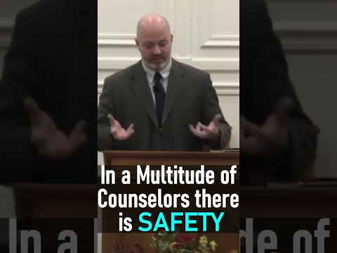 In a Multitude of Counselors there is SAFETY - Pastor Patrick Hines Sermon #shorts #christianshorts