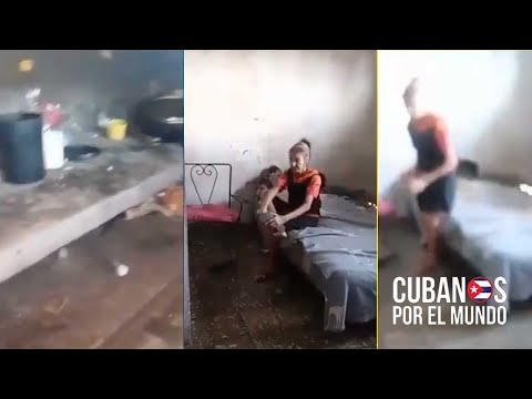 Emotivo video de un cubano que vive junto a su madre cubana con Alzheimer y no tienen que comer