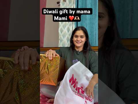 Diwali gift by mama mami ❤️🫶🏻 #jyotibisht #ytshorts #minivlog #viral #trending #diwali #unboxing