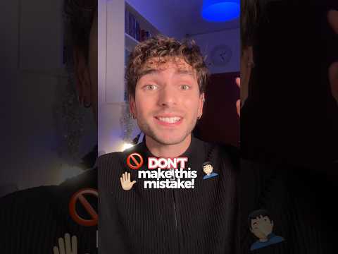 DON’T Make This MISTAKE!🇬🇧❌