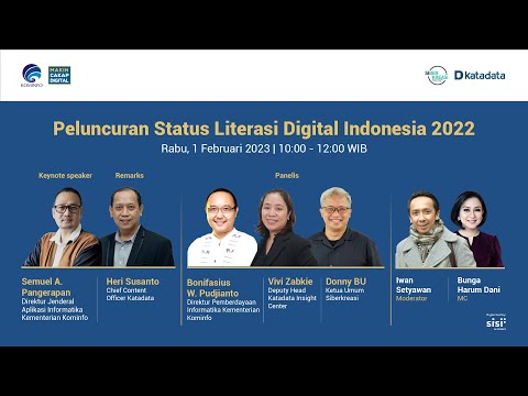 Peluncuran Status Literasi Digital Indonesia 2022