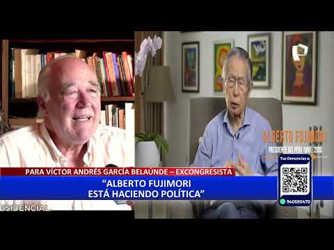 Alberto Fujimori tras estreno de canal en YouTube: “No soy asesino