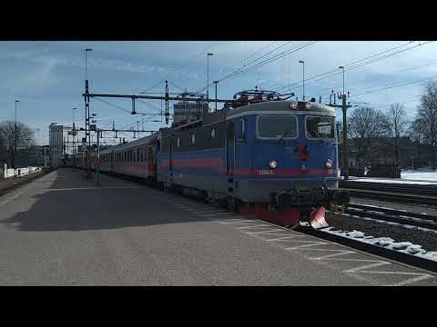 Tågab Rc3 1063 Persontåg ankommer Karlstad C