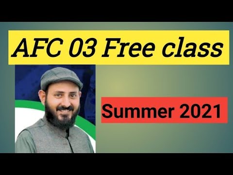 AFC 03 Sir Dawood Free 15 Days Classes Timing and free Mock Session For AFC students