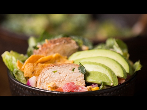 Rainbow Grilled Chicken Salad