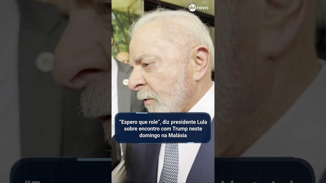 “Espero que role”, diz presidente Lula sobre encontro com Trump neste domingo