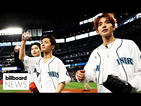 ENHYPEN Gives Details About Throwing First Pitch At Seattle Mariners Game | Billboard News