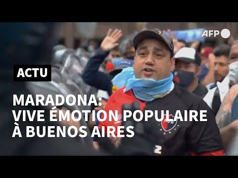 Décès de Maradona: On ne peut pas le croire expriment ses fans | AFP Extrait