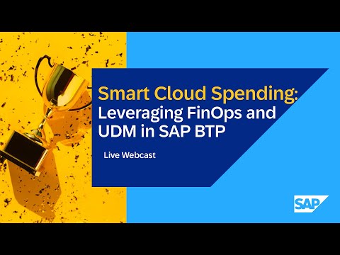 Smart Cloud Spending: Leveraging FinOps and UDM in SAP BTP ✨