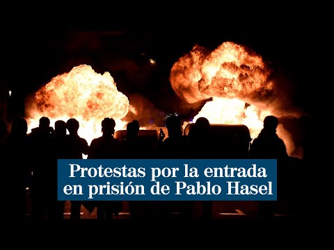 Violentos altercados en las protestas por la detención de Pablo Hasel