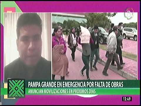 01062022   PAMPAGRANDE EN EMERGENCIA POR FALTA DE OBRAS DE LA GOBERNACION   BOLIVIA TV