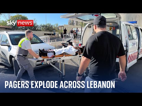 BREAKING: Pagers explode across Lebanon, injuring dozens of people including Hezbollah members