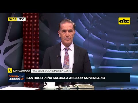 Santiago Peña habla sobre el convenio con la UE