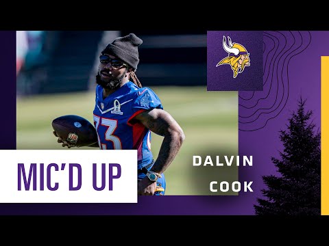 Dalvin Cook Mic'd Up at Pro Bowl Practice | Minnesota Vikings video clip