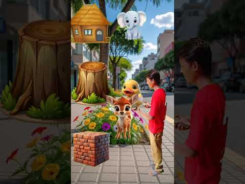 मैं सबसे बड़ा घर बनाऊंगा 😱 #cartoon #shorts #funny #animation #trending