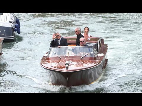 Actor George Clooney arrives at Venice Film Festival | AFP
