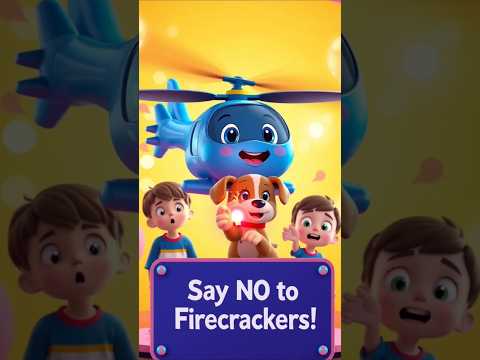 🔥 “Sev & Puppy Learn a Big Lesson 🎇 | Say No to Firecrackers | Kids Moral Story #shortsfeed