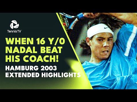 What Were You Doing at 16? When 16y/o Rafa Nadal Beat His Now Coach Moya! | Hamburg 2003 Highlights