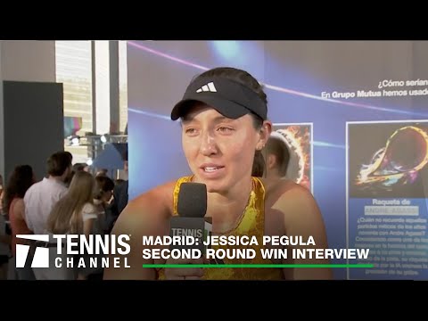 Jessica Pegula on Balancing a Singles/Doubles Schedule | 2023 Madrid Second Round Win Interview